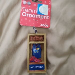 KU Basketball ornament